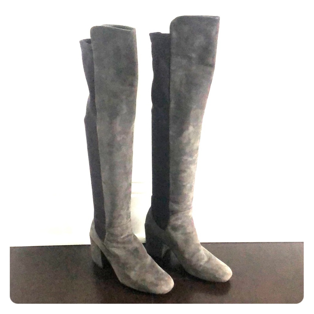 Stuart Weitzman suede OTK boots